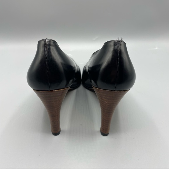 Gucci Leather Decollete Peele Heels Pumps Women's Black, Size 7 1/2 B - Picture 3 of 8